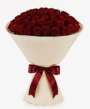Букет 101 Бордовая роза Блэк Бакарра в Хвастовичах