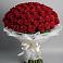 Букет 101 Красная роза Блэк Мэджик в Хвастовичах