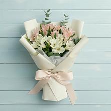 Букет цветов из:  Альстромерии в Хвастовичах