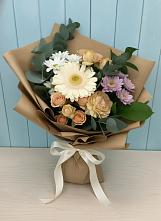 Букет цветов из:  Герберы и Хризантемы в Хвастовичах