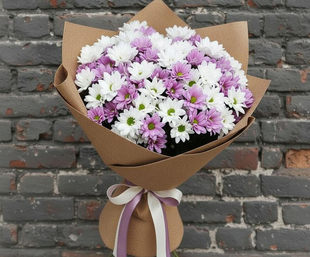 Букет цветов из: Хризантемы в Хвастовичах
