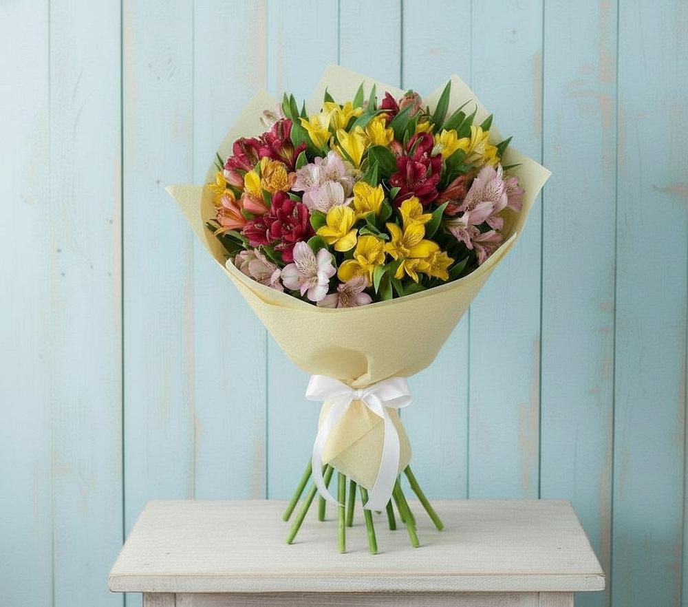 Букет цветов из: Альстромерии в Хвастовичах