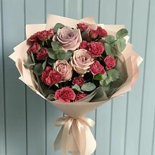 Букет цветов из:  Гвоздики и Розы #REPLACE_PRED# Хвастовичах