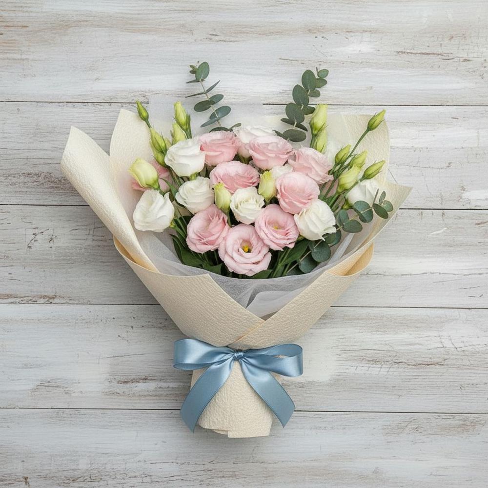 Букет цветов из: Лизиантусы в Хвастовичах